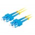 LANBERG LATIGUILLO FIBRA 2M MONO SC/UPC-SC/UPC DUPLEX G657A1 LSZH AMARILLO