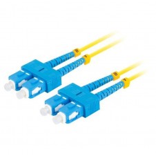 LANBERG LATIGUILLO FIBRA 2M MONO SC/UPC-SC/UPC DUPLEX G657A1 LSZH AMARILLO