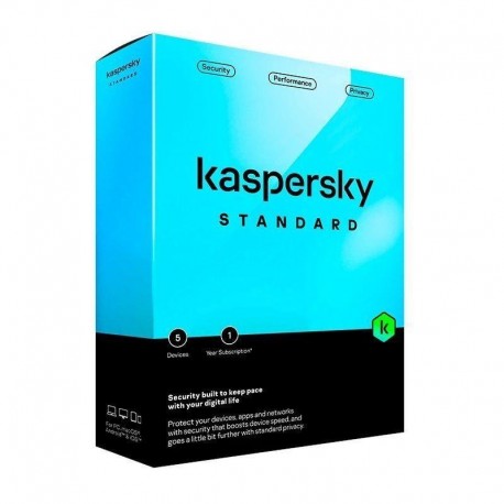 KASPERSKY ANTIVIRUS STANDARD 5 DISPOSITIVOS 1 AÑO