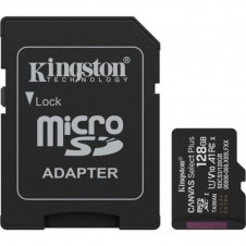 KINGSTON MICRO SD CANVAS SELECT PLUS 128GB SDCS3-128GB CL10 + ADAPT