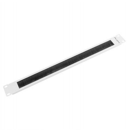 LANBERG PANEL PASACABLE CON CEPILLO 1U GRIS