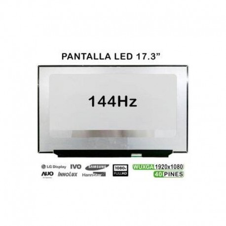 GENERICA PANTALLA PARA PORTÁTIL LED 17.3 40 PINES FULL HD 144HZ SIN BRACKETS