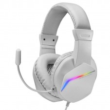 AURICULARES GAMING CON MICRÓFONO MARS GAMING MH122/ JACK 3.5/ BLANCOS