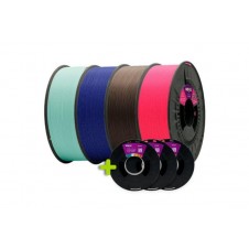 WINKLE FILAMENTO PACK MASTER GAMA PROFUNDA 4 bobinas de 1KG en los colores ( azul nube, bronce oscuro, azul noche y rosa eléctri