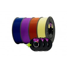 WINKLE FILAMENTO PACK MASTER TONOS INTENSOS 4 bobinas DE 1KG (marrón caoba, morado winkle, azul royal y amarillo plátano) 3 BOBI