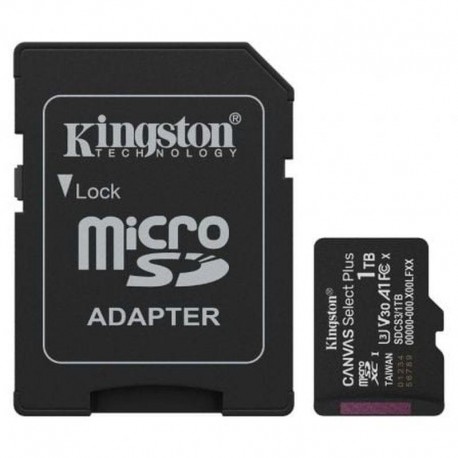 KINGSTON MICRO SD XC CANVAS SELECT PLUS CL10 1TB +ADAPT