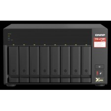 QNAP NAS DE 8 BAHIAS Y 8GB RAM TS-873A-8G El NAS AMD Ryzen de cuatro núcleos a 2,2 GHz con conectividad 2,5GbE admite la expans