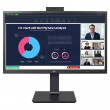 LG MONITOR 24BP75CP-B 24 / FHD/ WEBCAM / ALTAVOCES NEGRO DP / HDMI / 5MS / 75HZ / VESA
