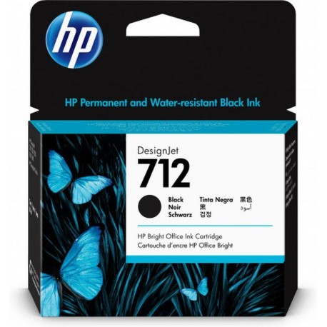HP CARTUCHO 3ED71A NEGRO Nº 712