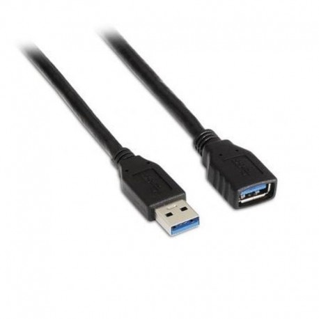 AISENS CABLE ALARGADOR USB 3.0 MACHO - HEMBRA 1M A105-0041 NEGRO