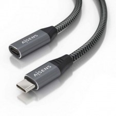 AISENS CABLE ALARGADOR USB-C MACHO - HEMBRA 2M A107-0636 GRIS