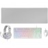 MARS GAMING TECLADO MCPRGB3WES + RATON OPTICO + ALFOMBRILLA XXL + AURICULARES / BLANCO