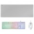 MARS GAMING PACK MCPXWES BLANCO TECLADO H-MECH/ RATON OPTICO/ ALFOMBRILLA - BLANCO