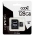 COOL TARJETA MEMORIA MICRO SD CON ADAPTADOR 128GB (CLASE 10)