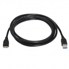 AISENS CABLE USB 3.0 USB MACHO - MICRO USB MACHO 1M A105-0043 NEGRO