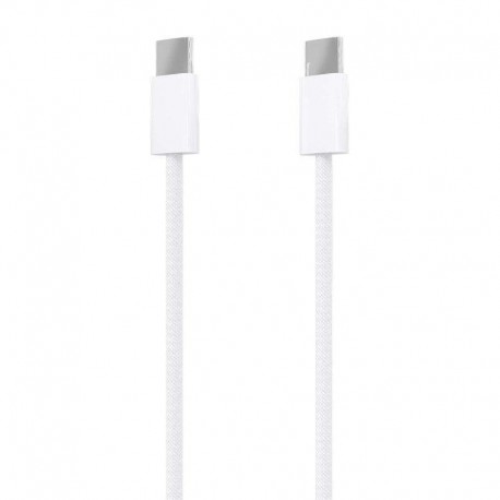 AISENS CABLE USB-C MACHO A USB-C MACHO 2.0 1M BLANCO HASTA 60W