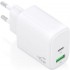 AISENS CARGADOR PARED GAN 1xUSB-C/ 1xUSB/ 45W/ A110-0971 BLANCO