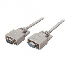 AISENS CABLE RS232 DB9/M-DB9/H 1.8M A112-0065 BEIGE
