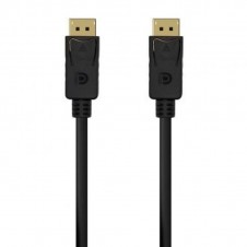 AISENS CABLE DISPLAYPORT 1.2 4K DP MACHO-DP MACHO 50CM NEGRO
