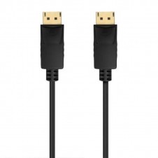 AISENS CABLE DISPLAYPORT 1.2 CCS 4K DP MACHO-DP MACHO 50CM A124-0737 NEGRO