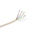 AISENS BOBINA DE CABLE DE TELEFONO 4C 100M A143-0321 BEIGE