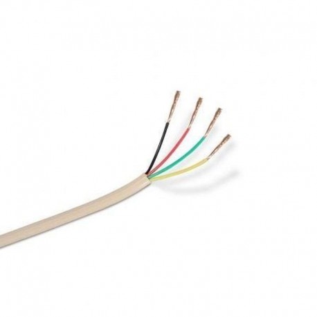 AISENS BOBINA DE CABLE DE TELEFONO 4C 100M A143-0321 BEIGE