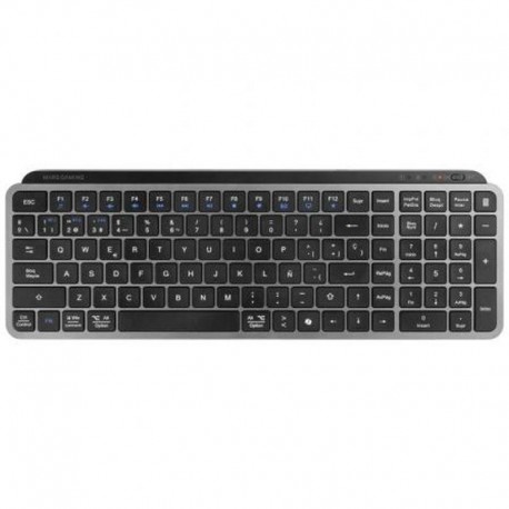 MARS GAMING TECLADO INALAMBRICO BLUETOOTH MK-SILENKEYS NEGRO