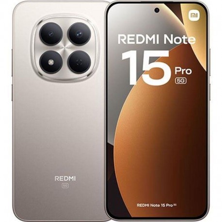 XIAOMI SMARTPHONE REDMI NOTE 15 PRO 5G 8GB 256GB TITANIO OC/8GB/256GB/6,67 /ANDROID