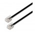 AISENS CABLE TELEFONO RJ11 6P4C 2M NEGRO