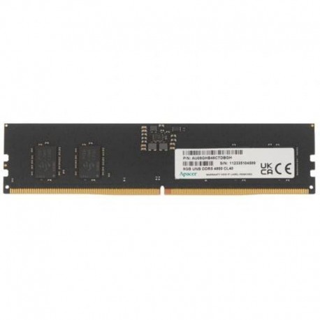APACER MEMORIA RAM FL.08G2A.RTH 8GB/ DDR5/ 4800MHz/ 1.1V/ CL40/ UDIMM