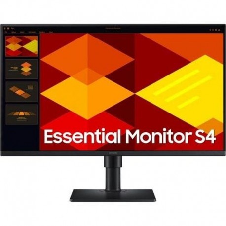 SAMSUNG MONITOR ESSENTIAL S4 S27D400GAU 27/ FHD NEGRO HDMI / DP / 100Hz / VESA / REGULABLE EN ALTURA