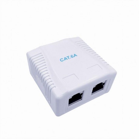 GEMBIRD ROSETA DE SUPERFICIE 2 X RJ45 FTP CAT6A