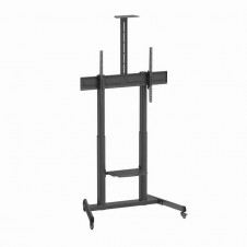 GEMBIRD SOPORTE DE SUELO PARA TV CON RUEDAS INCLINABLE 60-100 120KG NEGRO