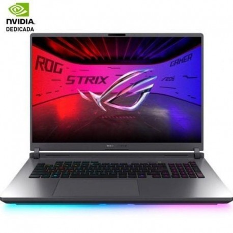 ASUS PORTATIL ROG STRIX G18(2025) G815JMR-S8051 GRIS ECLIPSE i7-14650HX/ 32GB/ 1TB SSD/ GeForce RTX 5060/ 18\"/ Sin Sistema Oper