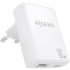 AISENS CARGADOR PARED GAN ASCH-30W2P074-W/ 1xUSB Tipo-C/ 1xUSB/ 30W/ BLANCO