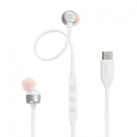 JBL AURICULARES TUNE 310C BLANCO CON MICROFONO
