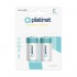 PLATINET ALKALINE PRO PILA ALCALINA C LR14 BLISTER*2