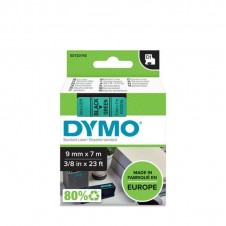DYMO CINTA LM D1 19MM x 7M NEGRO/VERDE TEXTO NEGRO SOBRE FONDO VERDE. ANCHO: 19 MM. LONGITUD: 7 M