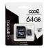 COOL TARJETA MEMORIA MICRO SD CON ADAPT. X64 GB (CLASE 10)