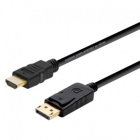 AISENS CABLE DISPLAYPORT MACHO A HDMI MACHO 2M A125-0364 NEGRO