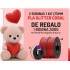 WINKLE PACK SAN VALENTIN 2 x PLA-GLITTER LOVE BUNDLE CORAL + REGALO (PLA PASTEL ROSA ALGODON DE AZUCAR 300GR)