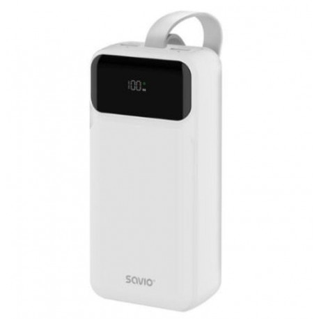 SAVIO POWERBANK 30000MAH BA-11 BLANCO