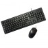 COOLBOX TECLADO Y RATON PCCASE CON CABLE PCC-KTR-001 NEGRO Resistente A Salpicaduras