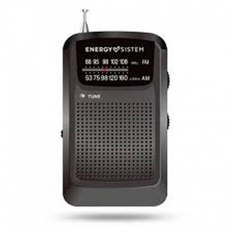 ENERGY SISTEM RADIO PORTATIL AM/FM SALIDA DE MINIJACK 3.5 PILA AAA