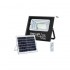 FOCO PROYECTOR LED SOLAR CON SENSOR DE MOVIMIENTO-CREPUSCULAR 40W IP66 PANEL POLICRISTALINO B. FRIO