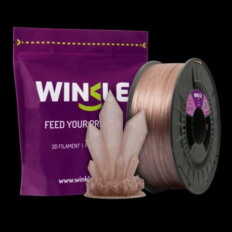 WINKLE FILAMENTO CONFETI PLA-HD TEXTURE 1.75MM 300 GR CUARZO