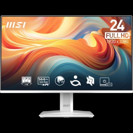 MSI MONITOR PRO MP243W E14 24\" BLANCO DP / HDMI / 24 / 144HZ / VESA