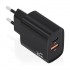 CARGADOR AISENS GAN 30W 1XUSB-C PD3.0 QC4.0 1XUSB-A QC3.0 A110-0953 NEGRO