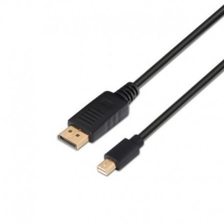 AISENS CABLE MINI DISPLAYPORT MACHO A MINI DISPLAYPORT MACHO 3M A124-0132 NEGRO