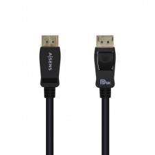 AISENS CABLE DISPLAYPORT 1.4 8K M/M 0.5M NEGRO